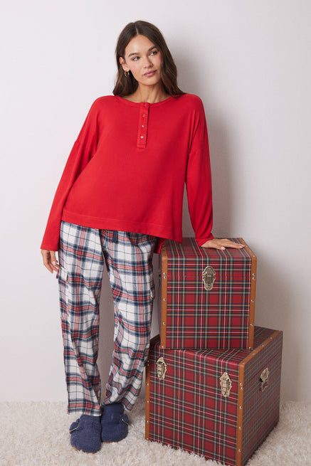 Red Top,Red Velvet Long Sleeve Shirt,Women'secret