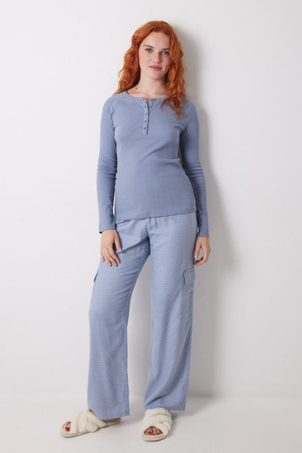 Light Blue Top,Women'secret