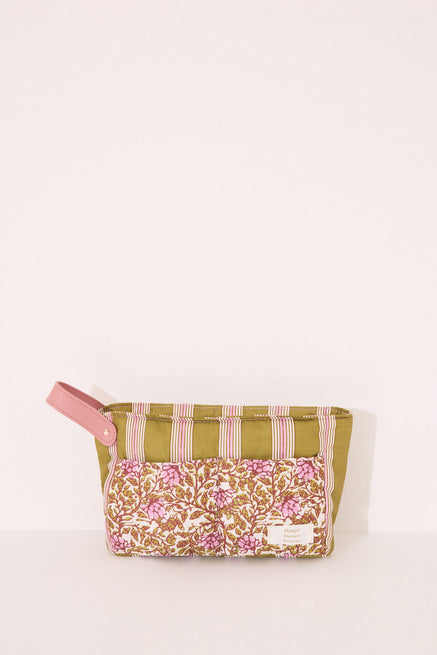 Multicoloured Vanity Case,Medium quilted flower vanity case,Women'secret